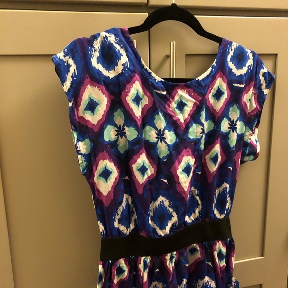 F21 Patterned dress with elastic waist - Picture 8 of 10